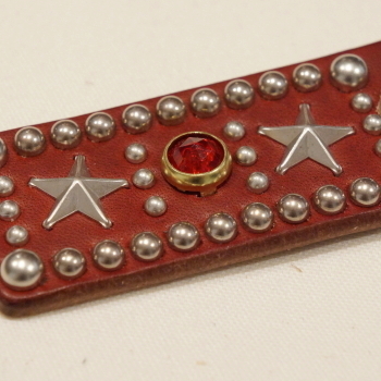 SK-09-スタッズキーホルダーSK09-SK09-FLATHEAD-フラットヘッドレザーキーホルダー-STOCKBURG-ストックバーグの画像