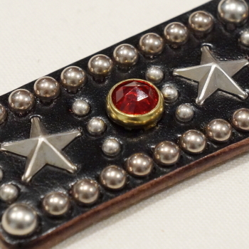 SK-09-スタッズキーホルダーSK09-SK09-FLATHEAD-フラットヘッドレザーキーホルダー-STOCKBURG-ストックバーグの画像