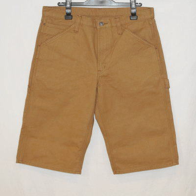 PH-12HW-ブラウン-ダックワークハーフパンツ12-PH12HW-FLATHEAD-フラットヘッドハーフパンツ-フラットヘッドワークパンツの画像