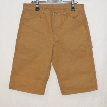 PH-12HW-ブラウン-ダックワークハーフパンツ12-PH12HW-FLATHEAD-フラットヘッドハーフパンツ-フラットヘッドワークパンツの画像
