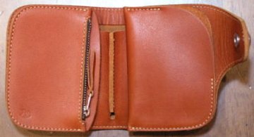HR-01BSV-ホースライディングシルバーBコインコイン-HR01BSV-REDMOON-レッドムーンハーフウォレット（ショートウォレット：二つ折り財布)の画像