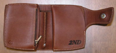 NHR-01AE-2ND-セカンド別注NHR-01Aイーグル-NHR01AE2ND-REDMOON(レッドムーン)ハーフウォレット（ショートウォレット：二つ折り財布)の画像