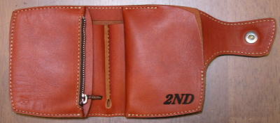 NHR-01AE-2ND-セカンド別注NHR-01Aイーグル-NHR01AE2ND-REDMOON(レッドムーン)ハーフウォレット（ショートウォレット：二つ折り財布)の画像