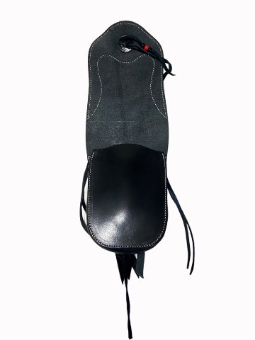 旧商品スペシャルプライス！M-MBB-ブラック-MMBB-REDMOON-レッドムーンメディスンバッグ・レッドムーンヒップバッグ レザーバッグの画像
