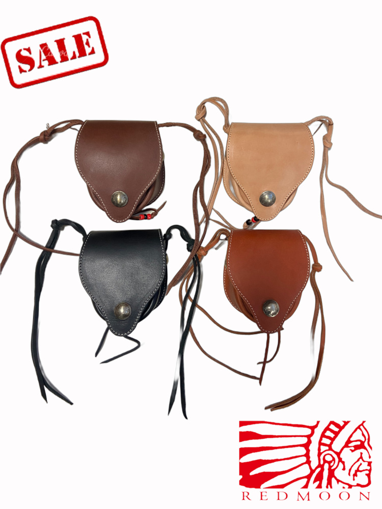 旧商品スペシャルプライス！MB-01C-MB01C-REDMOON-レッドムーンメディスンバッグ・レッドムーンヒップバッグ レザーバッグの画像