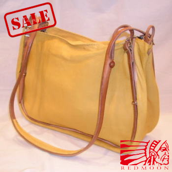 旧商品スペシャルプライス！K-MB-1-レッドムーン鹿革ショルダーバッグ-KMB1-REDMOON-レッドムーンレザーショルダーバッグの画像