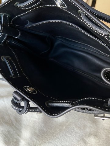 旧商品スペシャルプライス！HUNTER-S-ブラック-ハンターSサイズ-HUNTERS-REDMOON-レッドムーンレザーショルダーバッグの画像