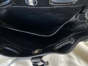 旧商品スペシャルプライス！HUNTER-S-ブラック-ハンターSサイズ-HUNTERS-REDMOON-レッドムーンレザーショルダーバッグの画像