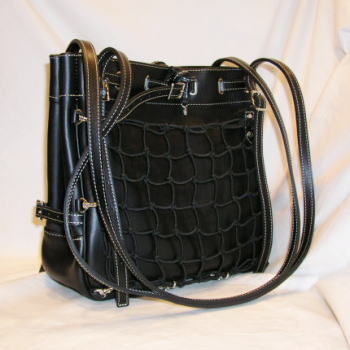 旧商品スペシャルプライス！HUNTER-S-ブラック-ハンターSサイズ-HUNTERS-REDMOON-レッドムーンレザーショルダーバッグの画像