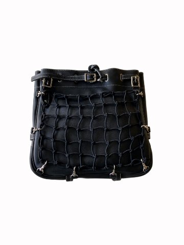 旧商品スペシャルプライス！HUNTER-S-ブラック-ハンターSサイズ-HUNTERS-REDMOON-レッドムーンレザーショルダーバッグの画像