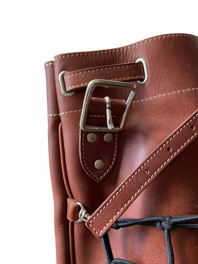 旧商品スペシャルプライス！HUNTER-L-コードバン-ハンターLサイズ-HUNTERL-REDMOON-レッドムーンレザーショルダーバッグの画像