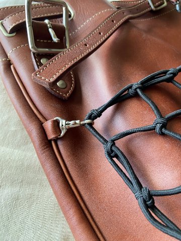 旧商品スペシャルプライス！HUNTER-L-コードバン-ハンターLサイズ-HUNTERL-REDMOON-レッドムーンレザーショルダーバッグの画像