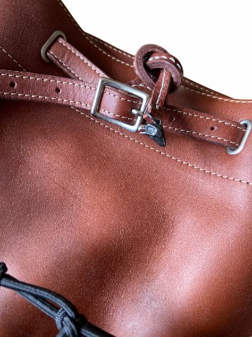 旧商品スペシャルプライス！HUNTER-L-コードバン-ハンターLサイズ-HUNTERL-REDMOON-レッドムーンレザーショルダーバッグの画像