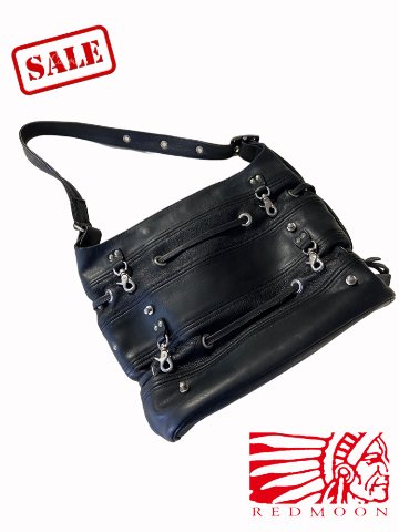 旧商品スペシャルプライス！TN-BG-1-S-ボンテージバッグS-TNBG1S-REDMOON-レッドムーンレザーショルダーバッグの画像
