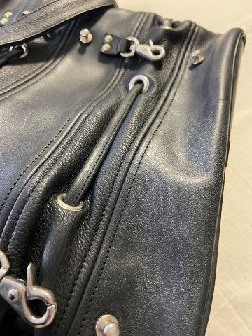 旧商品スペシャルプライス！TN-BG-1-S-ボンテージバッグS-TNBG1S-REDMOON-レッドムーンレザーショルダーバッグの画像