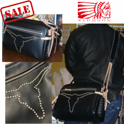 旧商品スペシャルプライス！VL-BB-LH-ブラック-VLロングホーン-VLBBLH-REDMOON-レッドムーンショルダーバッグの画像