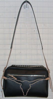 旧商品スペシャルプライス！VL-BB-LH-ブラック-VLロングホーン-VLBBLH-REDMOON-レッドムーンショルダーバッグの画像