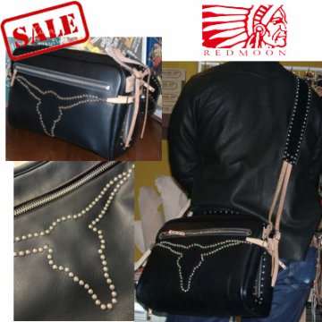 旧商品スペシャルプライス！VL-BB-LH-ブラック-VLロングホーン-VLBBLH-REDMOON-レッドムーンショルダーバッグの画像