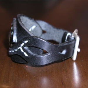 PEACEMAKER-WB1-ブラック-ピースメーカーブレス1-PEACEMAKERWB1-REDMOON-レッドムーンレザーブレスレットの画像
