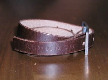 WBP-HS-レザーブレスWBPHS-WBPHS-REDMOON-レッドムーンレザーブレスレットの画像
