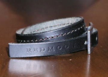 WBS-HS-レザーブレスWBSHS-WBSHS-REDMOON-レッドムーンレザーブレスレットの画像
