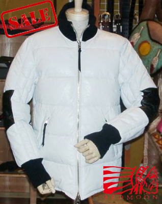旧商品スペシャルプライス！CHD-01-レザーダウンジャケット-CHD01-REDMOON-レッドムーンダウンジャケットの画像