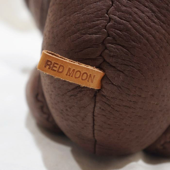RM-TEDDY(ワケアリ品)-コードバン-ペッカリーレザーベアのワケアリ品-RMTEDDY-REDMOON-レッドムーンテディーベアの画像