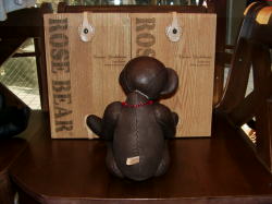 RM-TEDDY(ワケアリ品)-コードバン-ペッカリーレザーベアのワケアリ品-RMTEDDY-REDMOON-レッドムーンテディーベアの画像