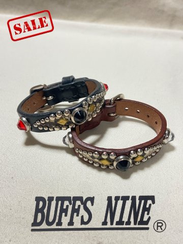 旧商品スペシャルプライス！SD-W15-01-スタッズブレス15-01-SDW1501-BUFFSNINE(バフズナイン) レザーブレスレットの画像