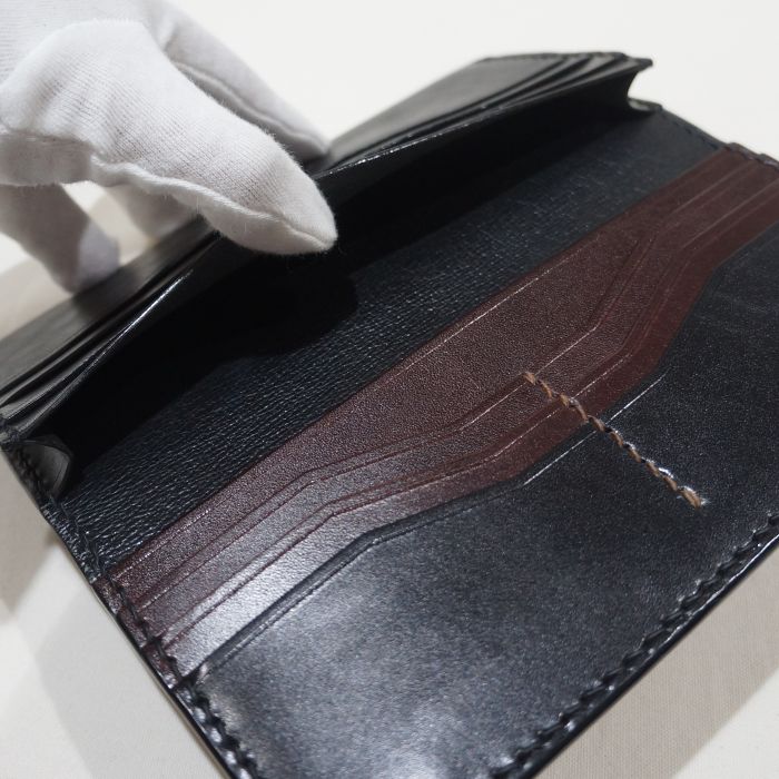 FN-WLA1-4W SLIM BILLFOLD WALLET FNWLA14W FLATHEAD フラットヘッド手縫いレザーウォレット・フラットヘッド手縫いウォレット STOCKBURGの画像