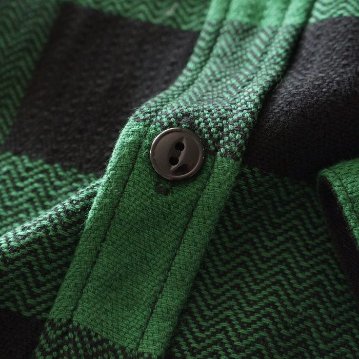 FN-SNR-101L GRNxBK ブロックチェックネルシャツ101L FNSNR101L FLATHEAD フラットヘッドシャツ BLOCK CHECK NEL SHIRTの画像