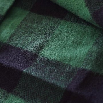 FN-SNR-101L GRNxBK ブロックチェックネルシャツ101L FNSNR101L FLATHEAD フラットヘッドシャツ BLOCK CHECK NEL SHIRTの画像
