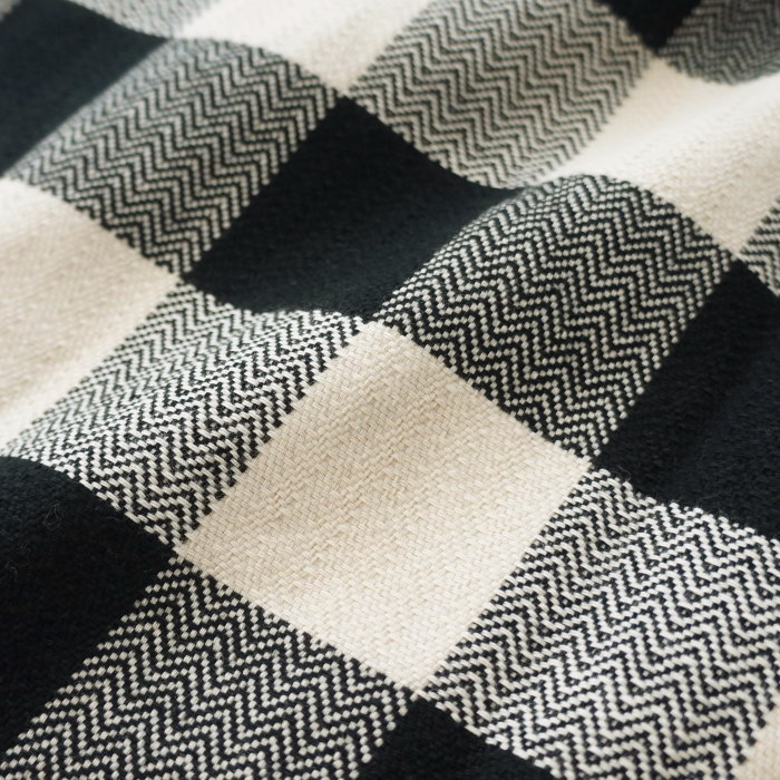 FN-SNR-101L IVxBK ブロックチェックネルシャツ101L FNSNR101L FLATHEAD フラットヘッドシャツ BLOCK CHECK NEL SHIRTの画像