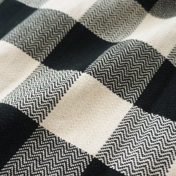 FN-SNR-101L IVxBK ブロックチェックネルシャツ101L FNSNR101L FLATHEAD フラットヘッドシャツ BLOCK CHECK NEL SHIRTの画像