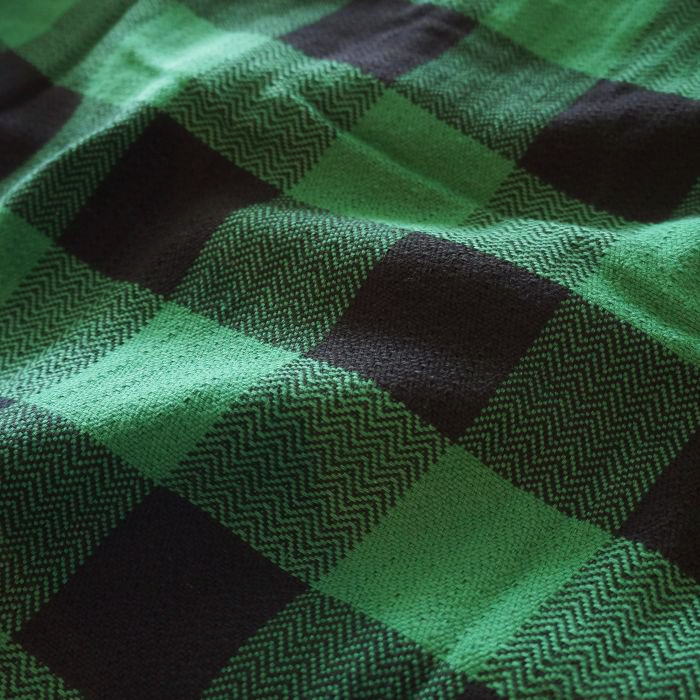 FN-SNW-101L GRNxBK ブロックチェックネルウエスタンシャツ101L FNSNW101L FLATHEAD フラットヘッドシャツ BLOCK CHECK NEL SHIRTの画像