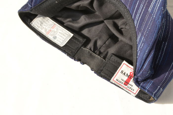 SJ301HN21-IK-市松柄絣ハンチング-SJ301HN21IK-SAMURAIJEANS-サムライジーンズハンチング-帽子-ハンチングキャップの画像
