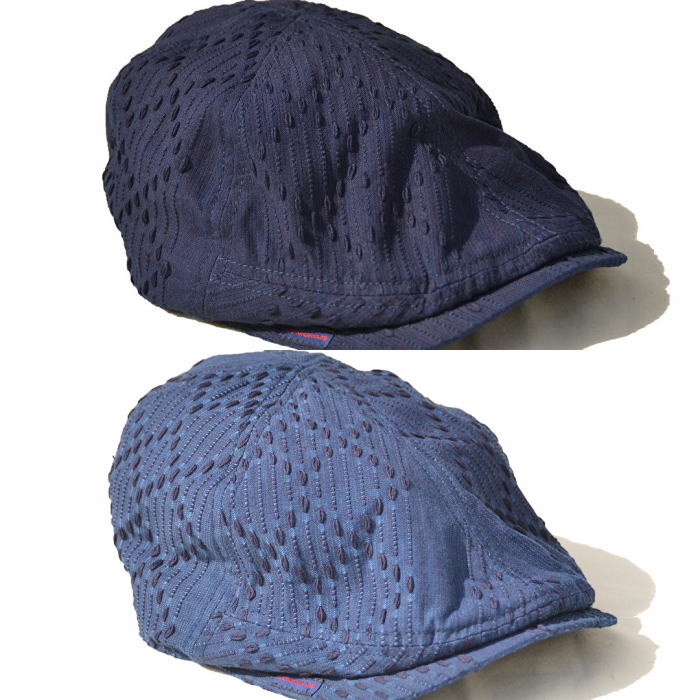 SJ301HN21-SK-太刺し子ハンチング-SJ301HN21SK-SAMURAIJEANS-サムライジーンズハンチング-帽子-ハンチングキャップの画像