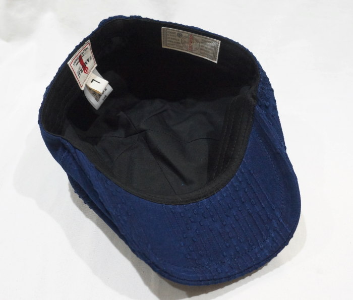 SJ301HN21-SK-太刺し子ハンチング-SJ301HN21SK-SAMURAIJEANS-サムライジーンズハンチング-帽子-ハンチングキャップの画像