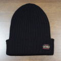 FN-HK001-BK-ウールニットキャップ001-FNHK001-FLATHEAD-フラットヘッドニットキャップの画像