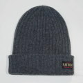 FN-HK001-GRY-ウールニットキャップ001-FNHK001-FLATHEAD-フラットヘッドニットキャップの画像