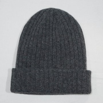 FN-HK001-GRY-ウールニットキャップ001-FNHK001-FLATHEAD-フラットヘッドニットキャップの画像