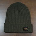 FN-HK001-OLV-ウールニットキャップ001-FNHK001-FLATHEAD-フラットヘッドニットキャップの画像