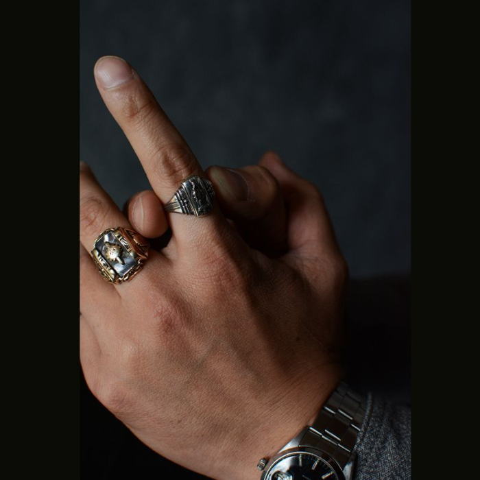 DR1510-DELUXE RING 1510-DELUXEWARE-デラックスウエアシルバーリング-デラックスウエアハンドメイドリング-指輪の画像