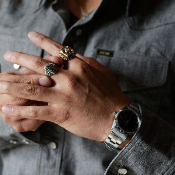 DR1510-DELUXE RING 1510-DELUXEWARE-デラックスウエアシルバーリング-デラックスウエアハンドメイドリング-指輪の画像