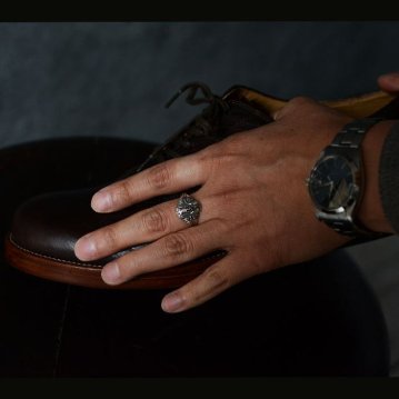 DR1510-DELUXE RING 1510-DELUXEWARE-デラックスウエアシルバーリング-デラックスウエアハンドメイドリング-指輪の画像