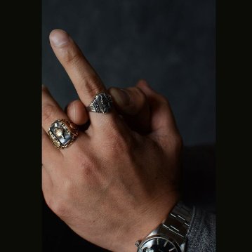 DR1510-DELUXE RING 1510-DELUXEWARE-デラックスウエアシルバーリング-デラックスウエアハンドメイドリング-指輪の画像