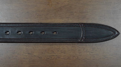 DLD-001-BK-BENZ LEATHER 510BELT-DELUXEWARE-デラックスウエアベルト-レザーベルト-LEATHERBELTの画像