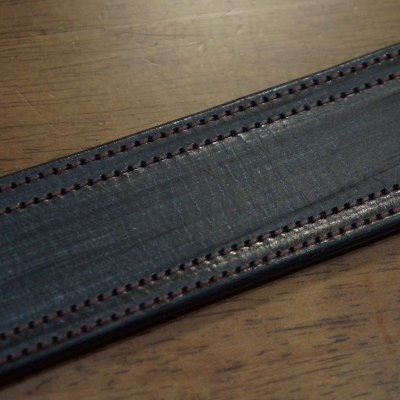 DLD-001-BK-BENZ LEATHER 510BELT-DELUXEWARE-デラックスウエアベルト-レザーベルト-LEATHERBELTの画像