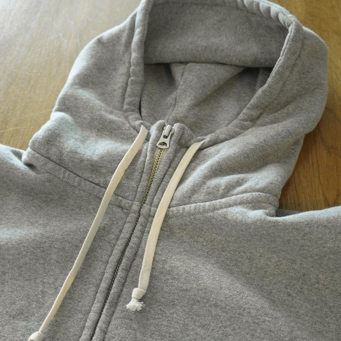 FN-MHZP-002 GRY ハイネックスウェットパーカー002 FNMHZP002 FLATHEAD フラットヘッドフルジップパーカーの画像