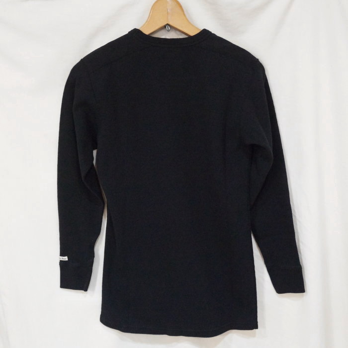 FN-THLD-001-BK-無地ショルダーパッドサーマル001-FNTHLD001-FLATHEAD-フラットヘッドサーマルTシャツ-ショルダーパッドサーマルの画像